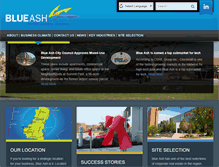 Tablet Screenshot of blueashadvance.com